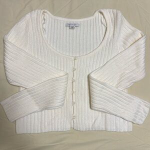 New Without Tag AE Button-Front Cardigan